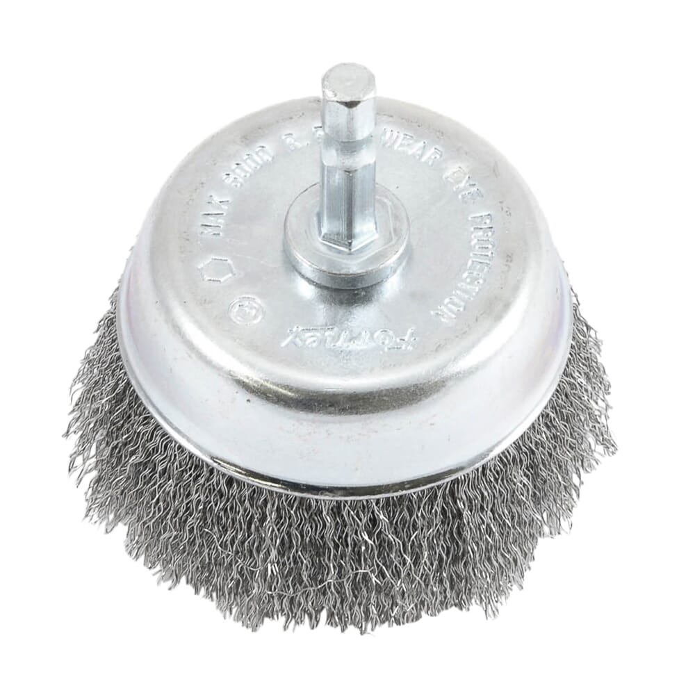 72732 Cup Brush, Crimped, 3 in x .
